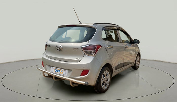 2015 Hyundai Grand i10 SPORTZ 1.2 KAPPA VTVT, Petrol, Manual, 43,967 km, Right Back Diagonal