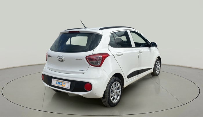 2017 Hyundai Grand i10 SPORTZ (O) 1.2 KAPPA VTVT, Petrol, Manual, 58,044 km, Right Back Diagonal