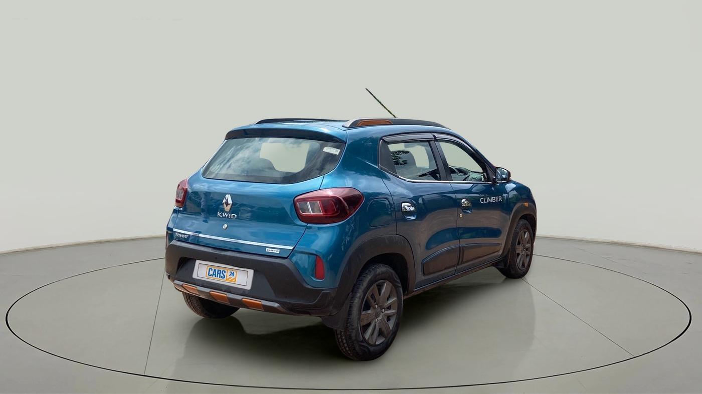 2020 Renault Kwid CLIMBER 1.0 AMT (O), Petrol, Automatic, 7,277 km, Right Back Diagonal