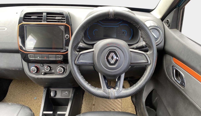 2020 Renault Kwid CLIMBER 1.0 AMT (O), Petrol, Automatic, 7,277 km, Steering Wheel Close Up