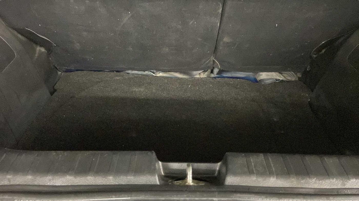2019 Maruti Baleno DELTA DIESEL 1.3, Diesel, Manual, 65,133 km, Boot Inside