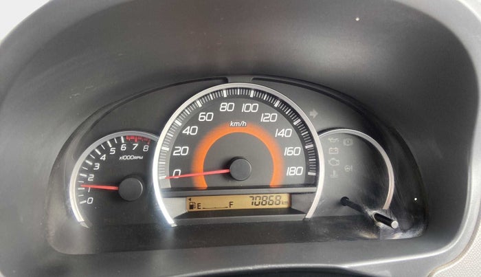 2011 Maruti Wagon R 1.0 VXI, Petrol, Manual, 70,933 km, Odometer Image