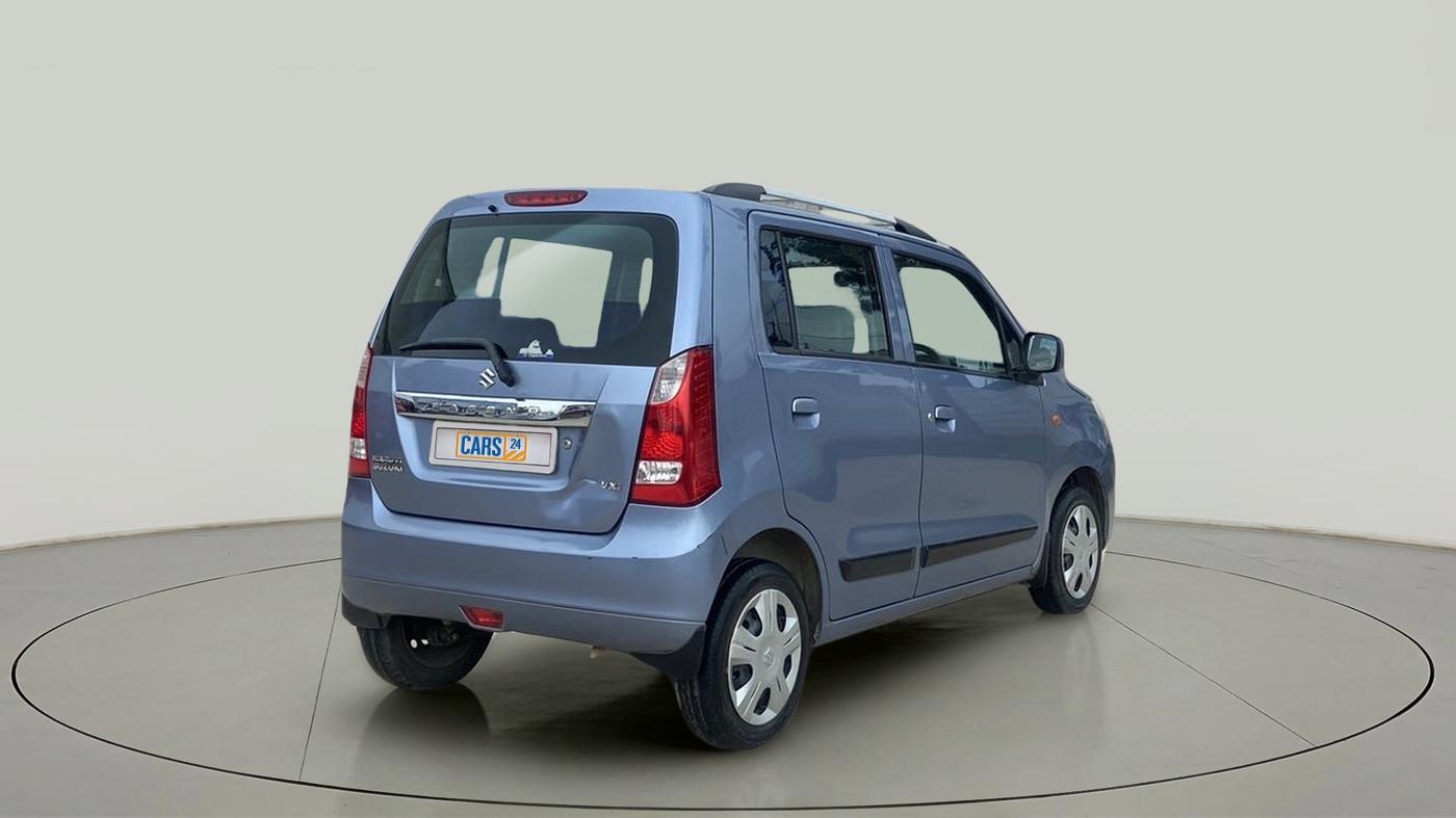 2011 Maruti Wagon R 1.0 VXI, Petrol, Manual, 70,933 km, Right Back Diagonal