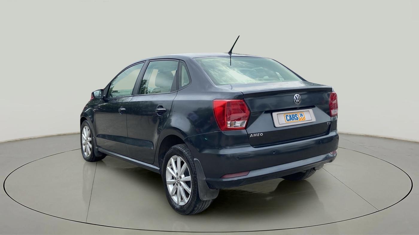 2018 Volkswagen Ameo HIGHLINE PLUS 1.5L 16 ALLOY, Diesel, Manual, 1,22,161 km, Left Back Diagonal