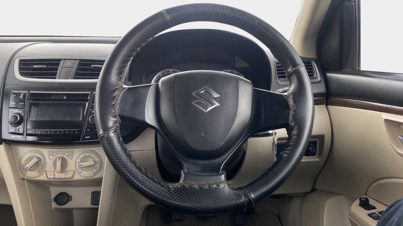 2015 Maruti Swift Dzire VDI ABS, Diesel, Manual, 1,19,047 km, Steering Wheel Close Up