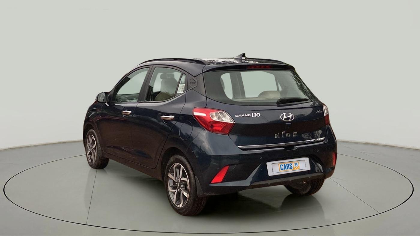 2021 Hyundai GRAND I10 NIOS ASTA 1.2 KAPPA VTVT, Petrol, Manual, 9,157 km, Left Back Diagonal