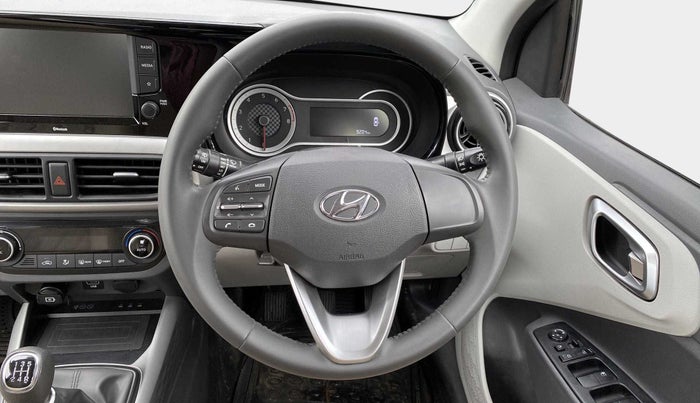 2021 Hyundai GRAND I10 NIOS ASTA 1.2 KAPPA VTVT, Petrol, Manual, 9,157 km, Steering Wheel Close Up