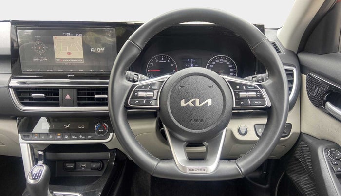2022 KIA SELTOS HTX 1.5 PETROL, Petrol, Manual, 10,845 km, Steering Wheel Close Up