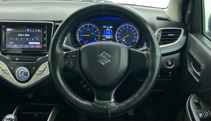 2016 Maruti Baleno ALPHA PETROL 1.2, Petrol, Manual, 38,681 km, Steering Wheel Close Up