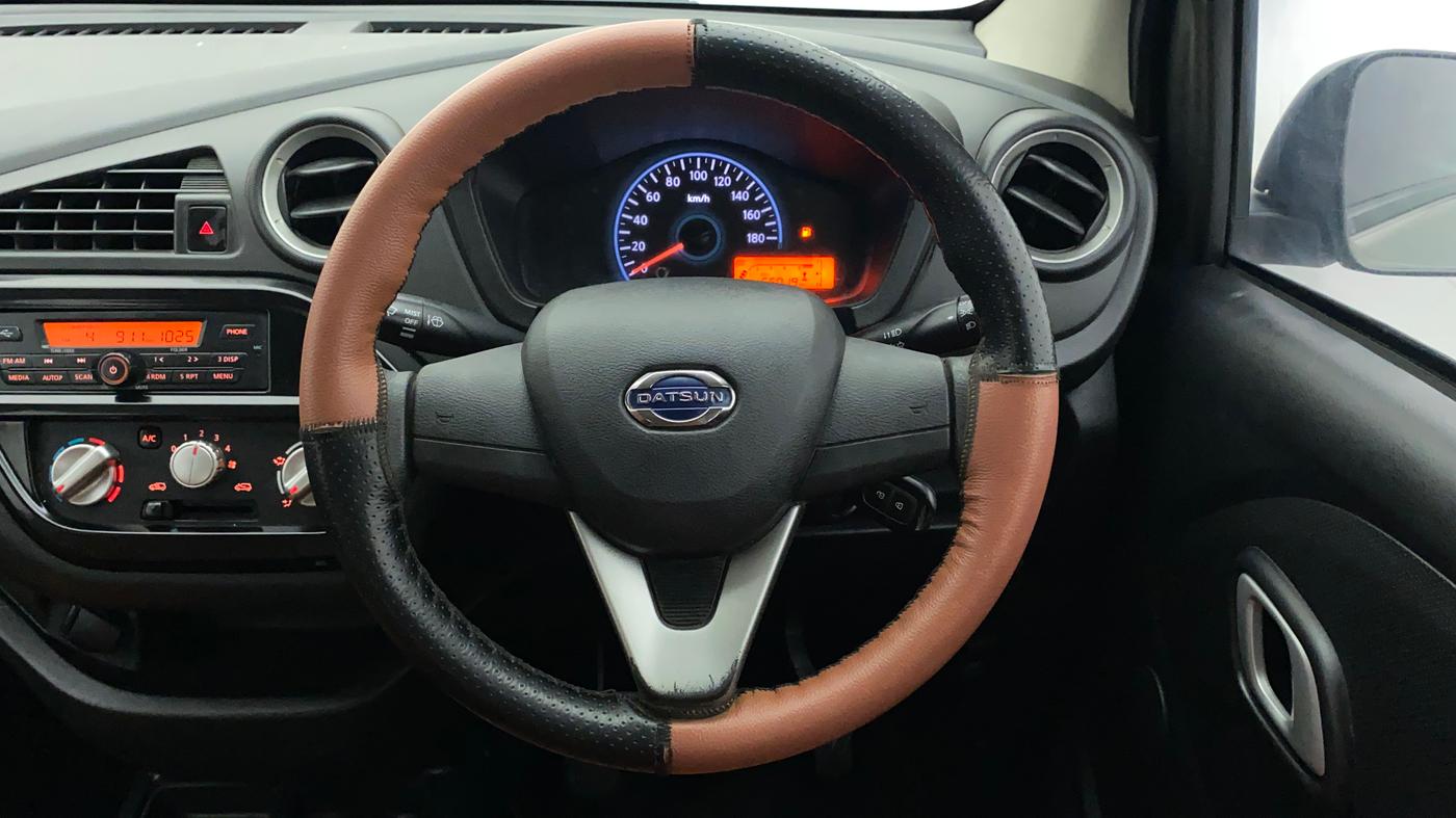 2019 Datsun Redi Go T (O), Petrol, Manual, 55,019 km, Steering Wheel Close Up