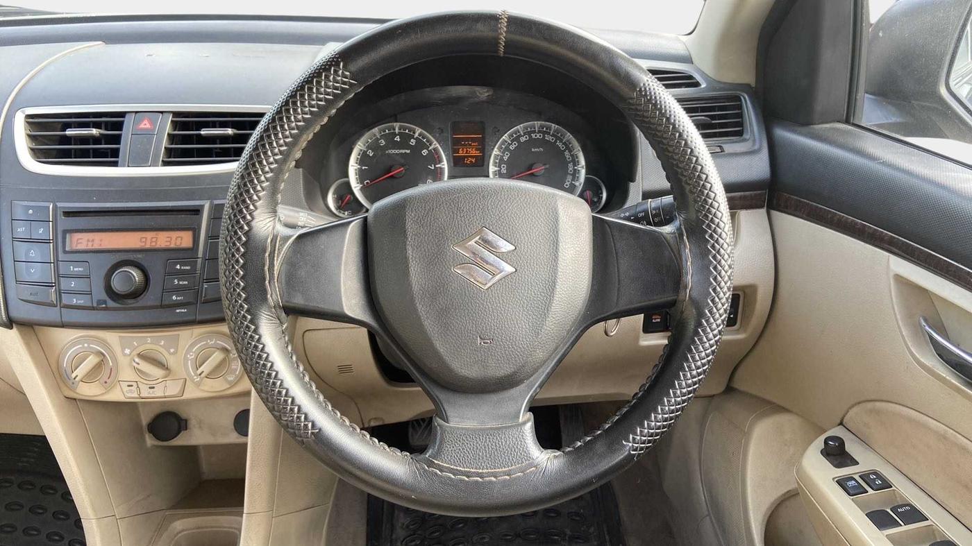 2014 Maruti Swift Dzire VXI, CNG, Manual, 64,211 km, Steering Wheel Close Up