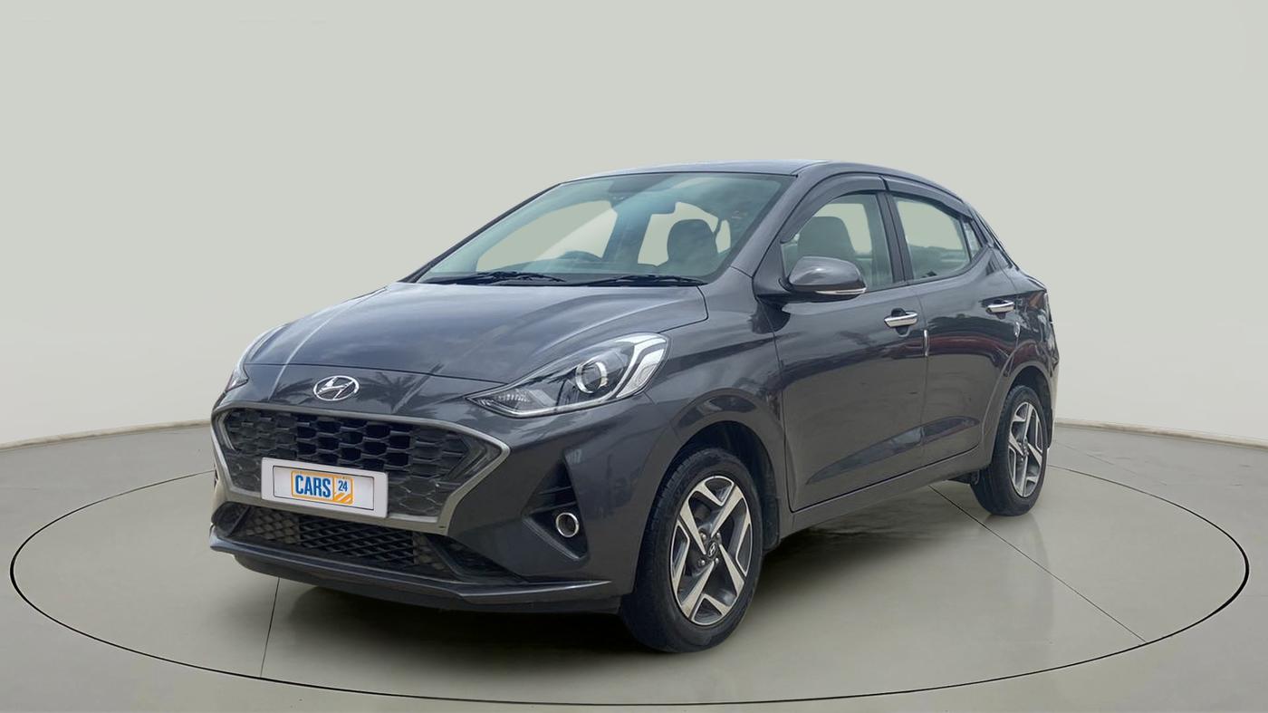 2020 Hyundai AURA SX PLUS 1.2 AMT, Petrol, Automatic, 21,627 km, Left Front Diagonal