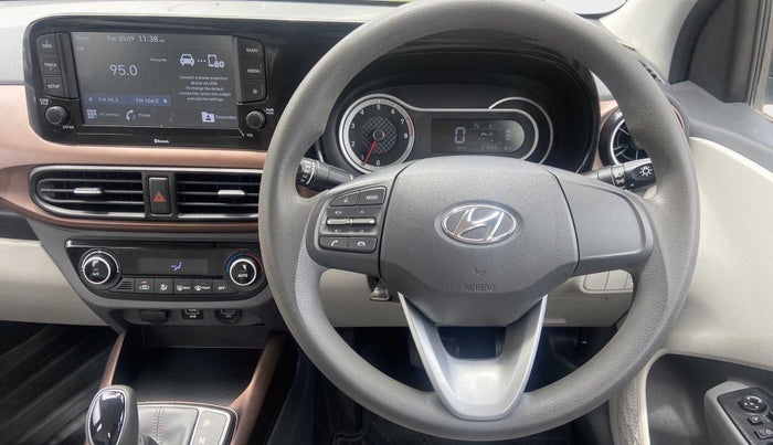 2020 Hyundai AURA SX PLUS 1.2 AMT, Petrol, Automatic, 21,627 km, Steering Wheel Close Up