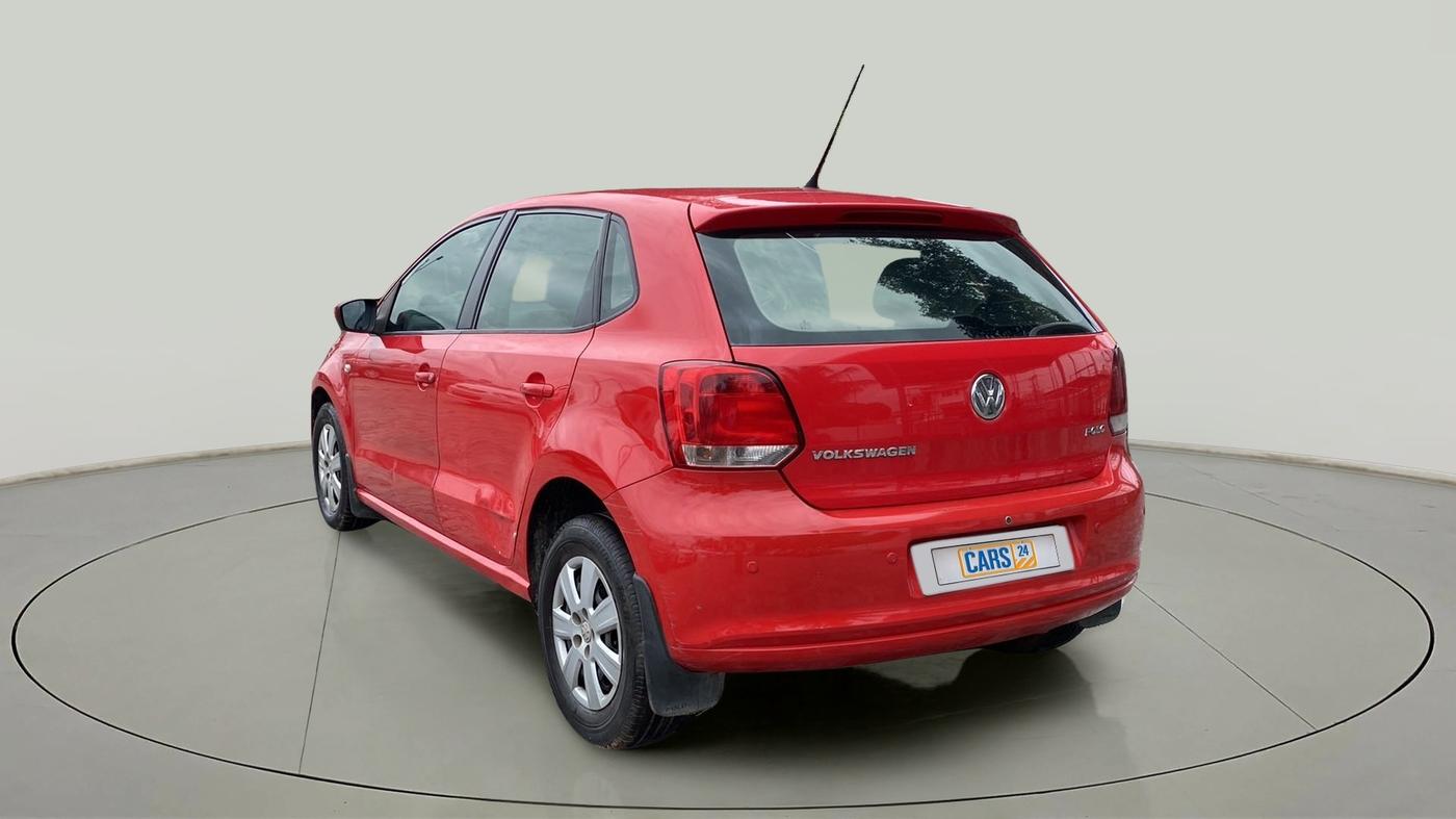 2011 Volkswagen Polo COMFORTLINE 1.2L PETROL, Petrol, Manual, 1,15,475 km, Left Back Diagonal