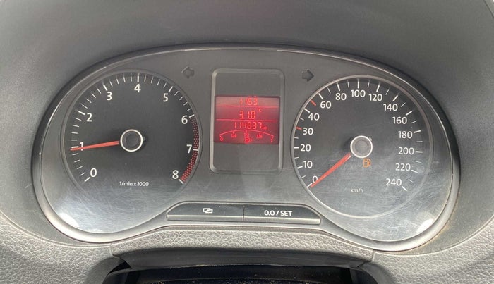 2011 Volkswagen Polo COMFORTLINE 1.2L PETROL, Petrol, Manual, 1,15,475 km, Odometer Image
