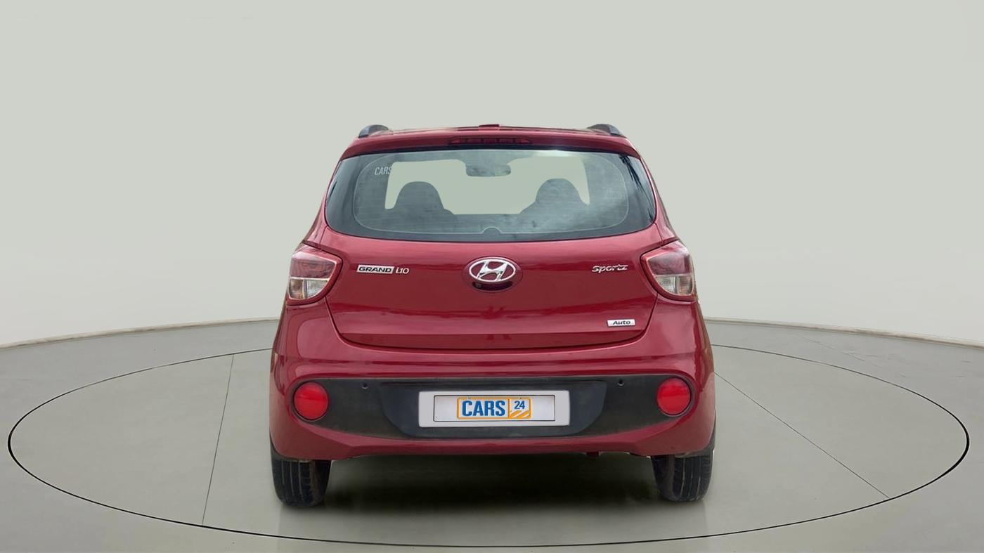 2017 Hyundai Grand i10 SPORTZ (O) AT 1.2 KAPPA VTVT, Petrol, Automatic, 62,803 km, Back/Rear
