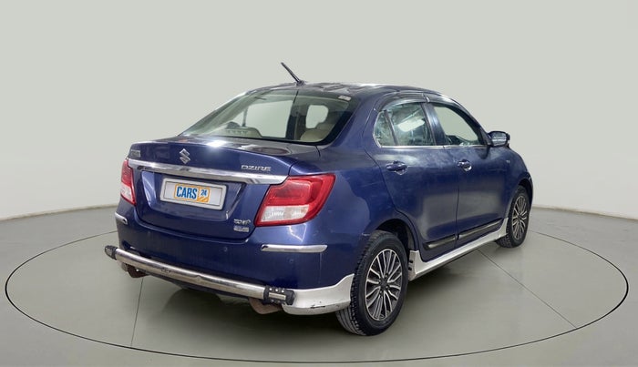 2017 Maruti Dzire ZXI PLUS AMT, Petrol, Automatic, 74,652 km, Right Back Diagonal