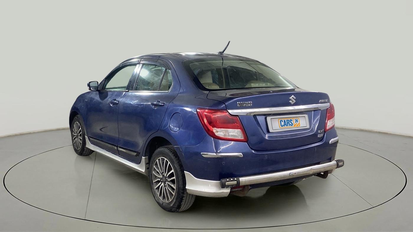 2017 Maruti Dzire ZXI PLUS AMT, Petrol, Automatic, 74,652 km, Left Back Diagonal