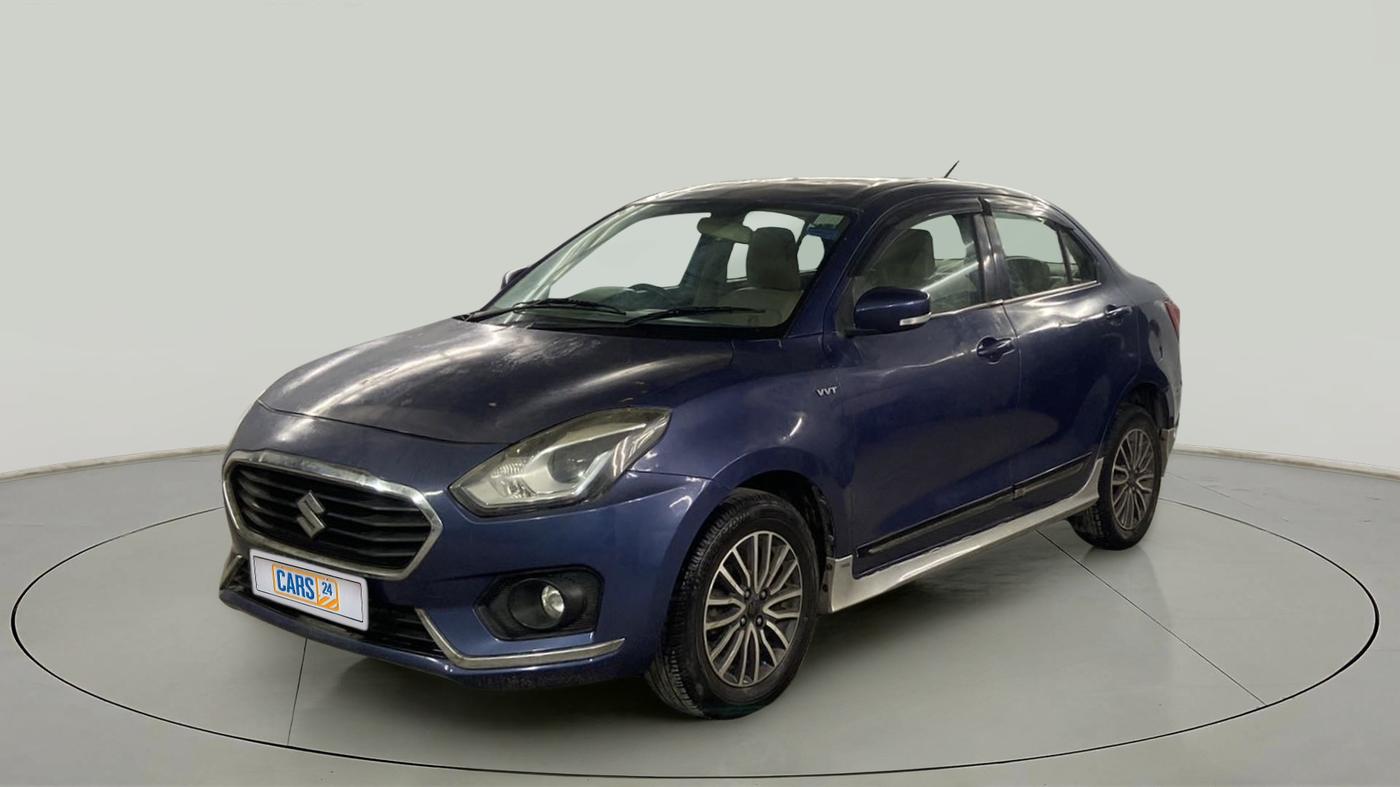 2017 Maruti Dzire ZXI PLUS AMT, Petrol, Automatic, 74,652 km, Left Front Diagonal