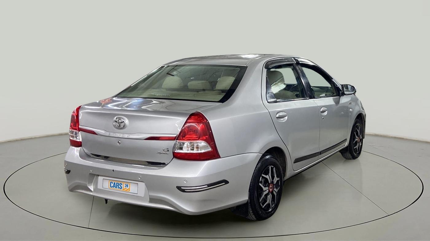 2017 Toyota Etios GX PLATINUM, CNG, Manual, 50,160 km, Right Back Diagonal