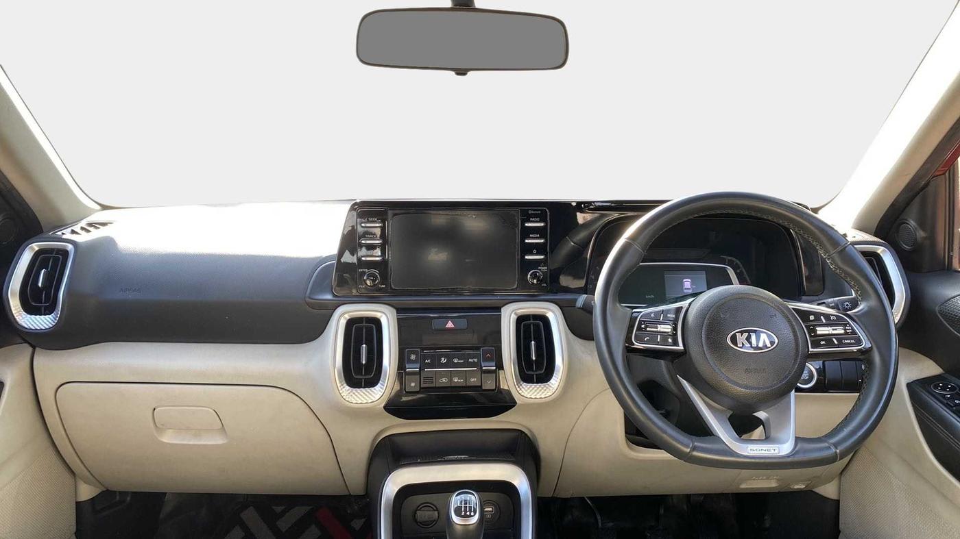 2021 KIA SONET HTX 1.5, Diesel, Manual, 27,693 km, Dashboard