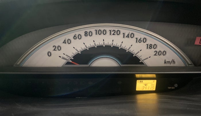 2013 Toyota Etios GD, Diesel, Manual, 34,119 km, Odometer Image