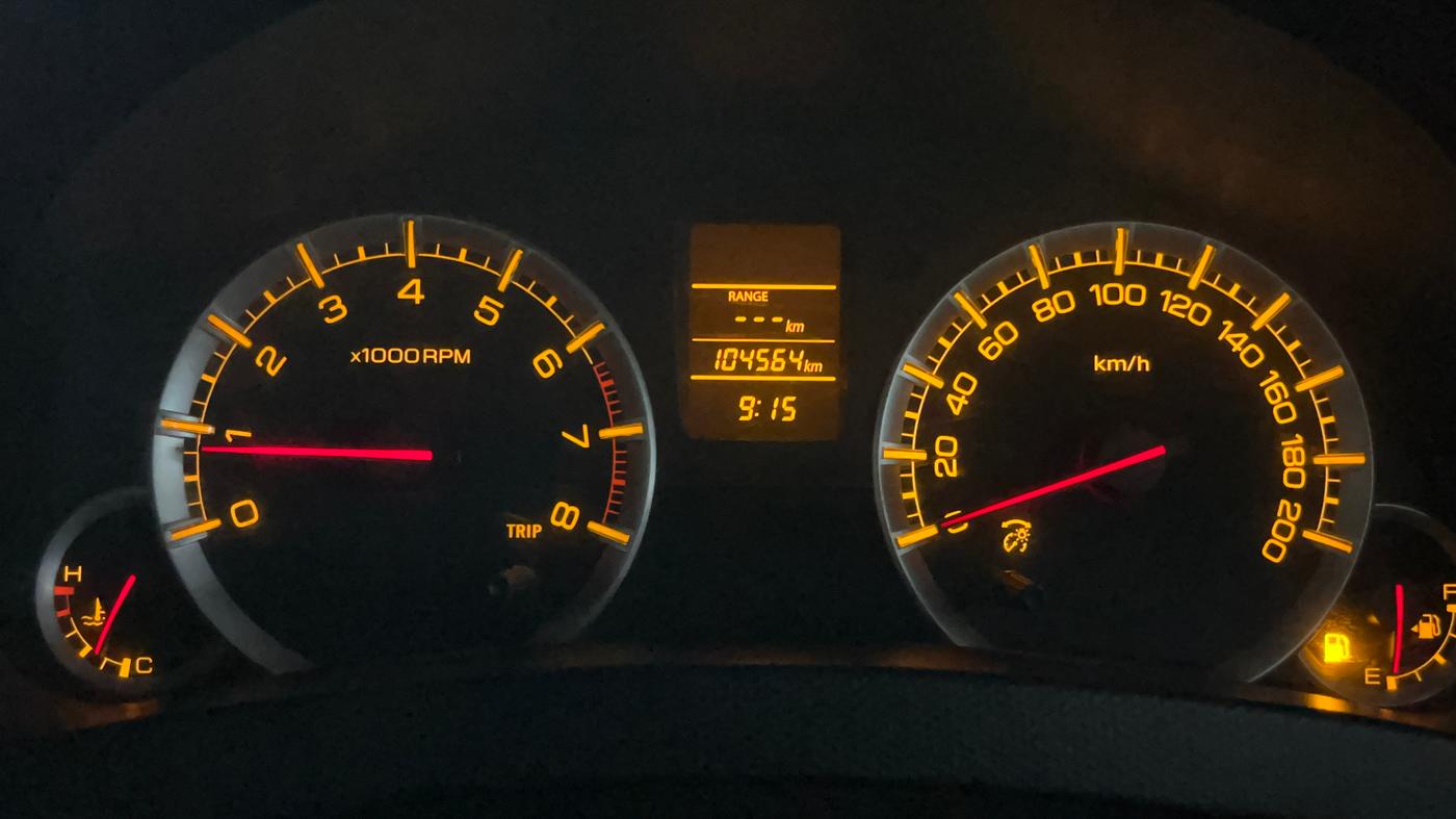 2015 Maruti Swift Dzire VXI, CNG, Manual, 1,05,981 km, Odometer Image
