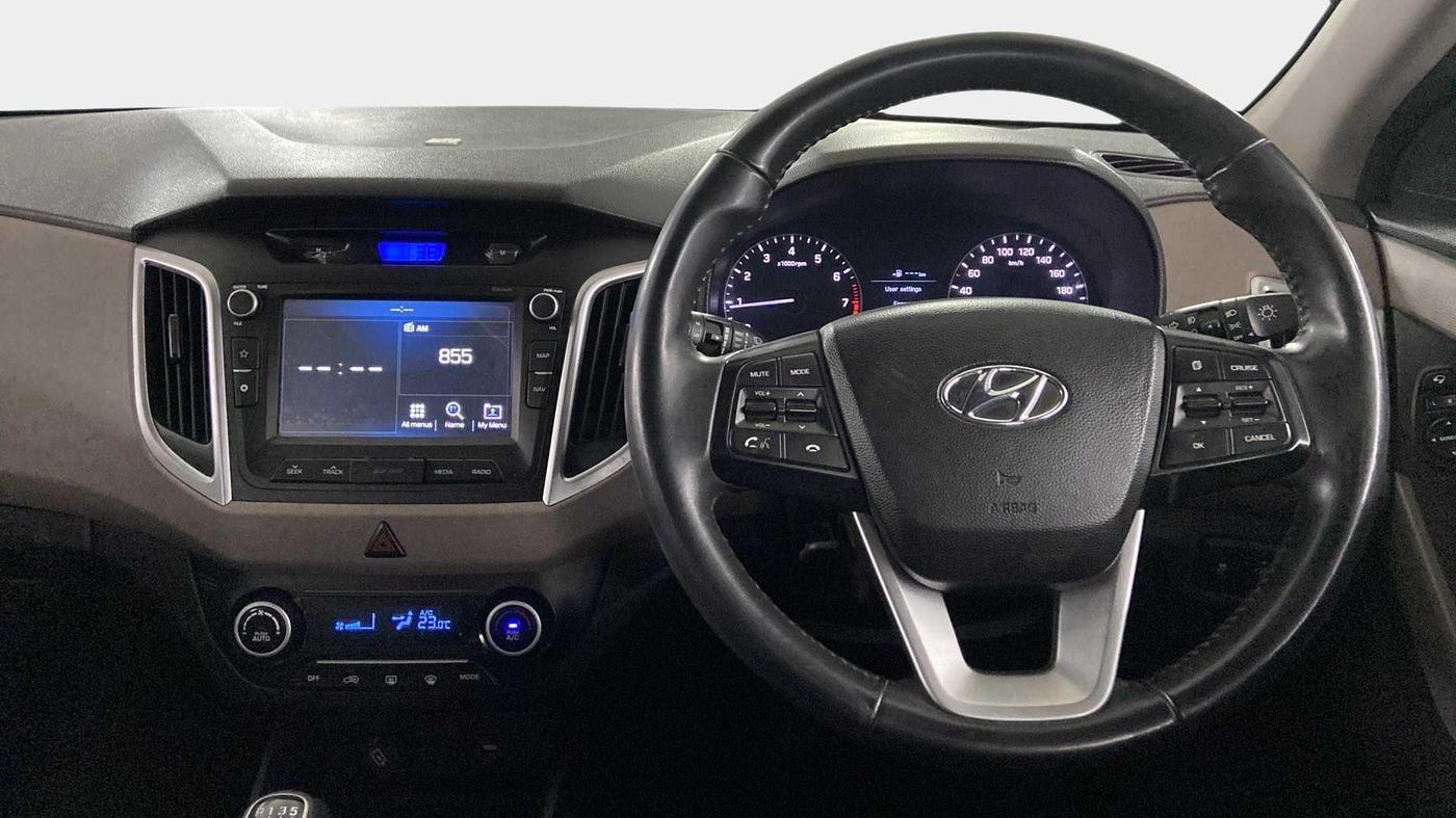 2019 Hyundai Creta SX (O) 1.6 PETROL, Petrol, Manual, 41,481 km, Steering Wheel Close Up