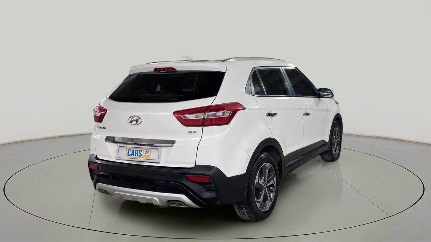 2019 Hyundai Creta SX (O) 1.6 PETROL, Petrol, Manual, 41,481 km, Right Back Diagonal
