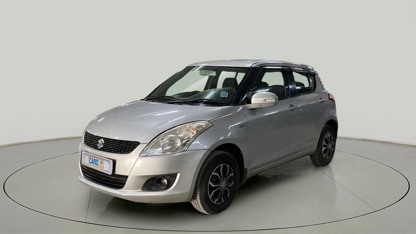 2012 Maruti Swift VXI, Petrol, Manual, 70,898 km, Left Front Diagonal