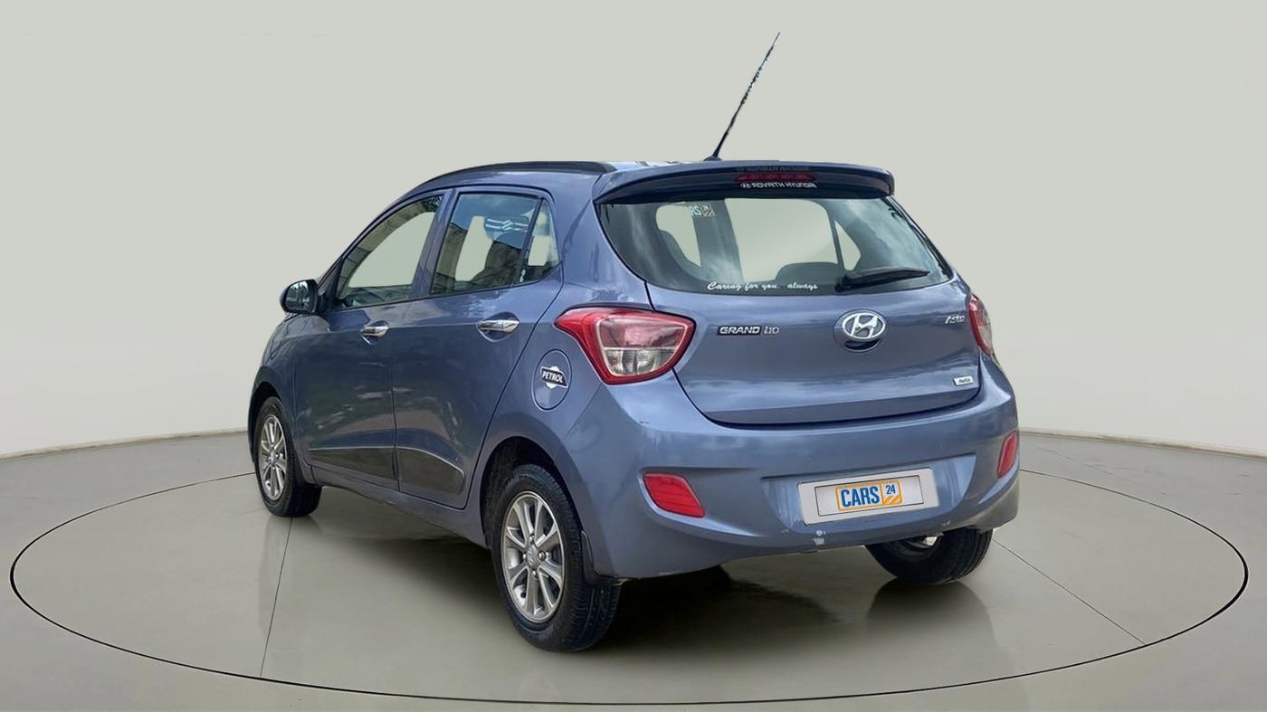 2016 Hyundai Grand i10 ASTA (O) AT 1.2 KAPPA VTVT, Petrol, Automatic, 88,119 km, Left Back Diagonal