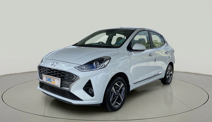 2021 Hyundai AURA SX PLUS 1.2 AMT, Petrol, Automatic, 46,196 km, Left Front Diagonal