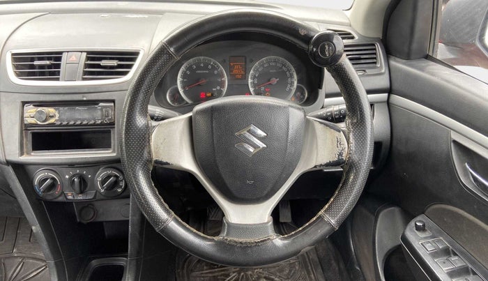 2012 Maruti Swift VXI, Petrol, Manual, 89,662 km, Steering Wheel Close Up