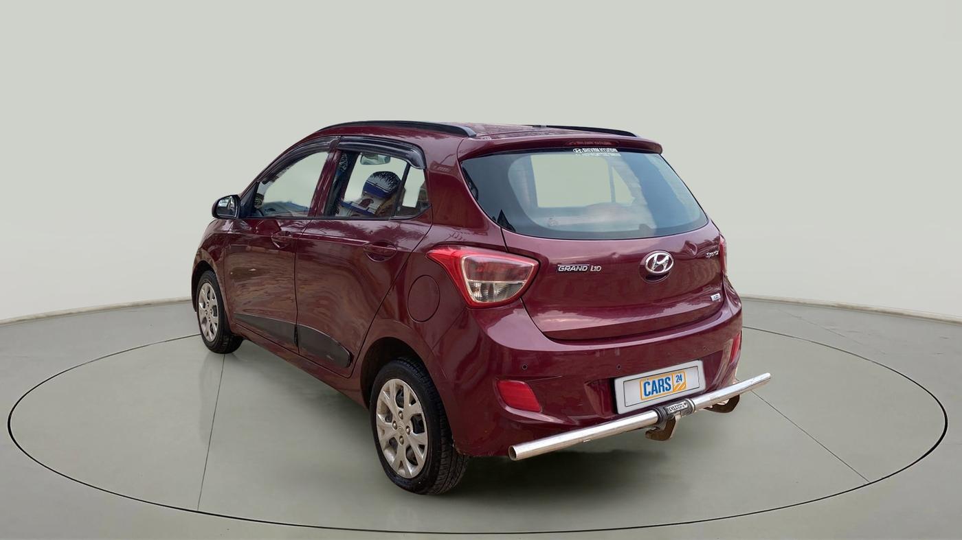 2016 Hyundai Grand i10 SPORTZ 1.2 KAPPA VTVT, Petrol, Manual, 31,869 km, Left Back Diagonal