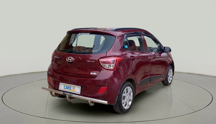 2016 Hyundai Grand i10 SPORTZ 1.2 KAPPA VTVT, Petrol, Manual, 31,869 km, Right Back Diagonal