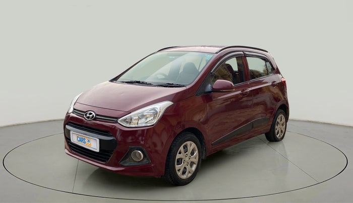2016 Hyundai Grand i10 SPORTZ 1.2 KAPPA VTVT, Petrol, Manual, 31,869 km, Left Front Diagonal