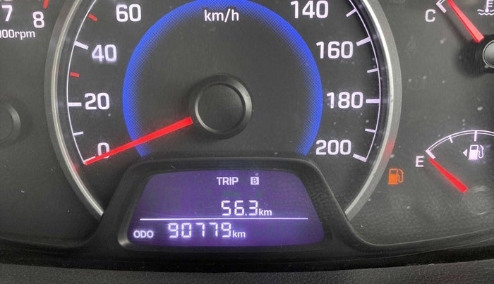 2013 Hyundai Grand i10 ASTA (O) 1.2 KAPPA VTVT, Petrol, Manual, 90,833 km, Odometer Image