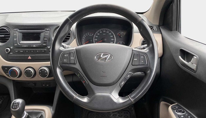 2013 Hyundai Grand i10 ASTA (O) 1.2 KAPPA VTVT, Petrol, Manual, 90,833 km, Steering Wheel Close Up