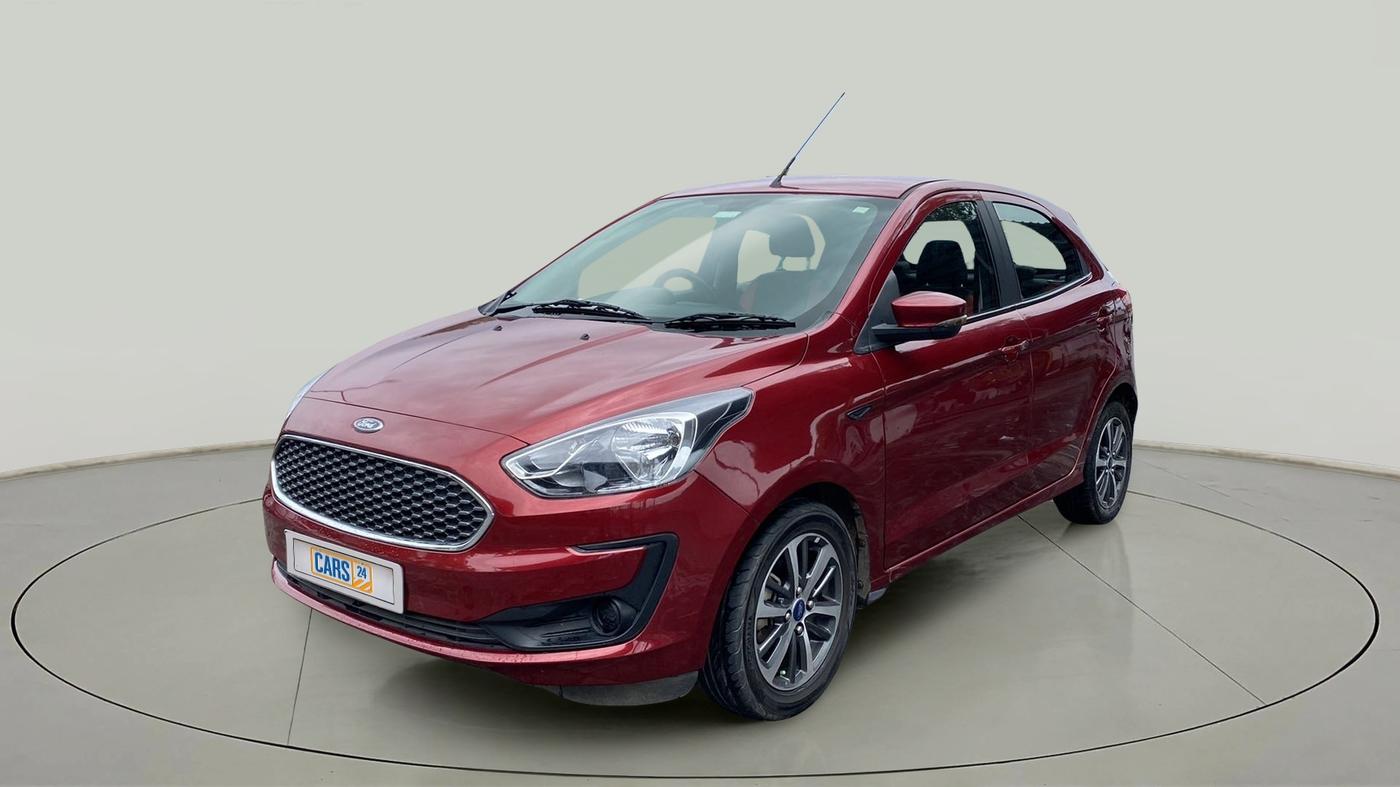 2020 Ford New Figo TITANIUM 1.2 PETROL MT, Petrol, Manual, 48,328 km, Left Front Diagonal