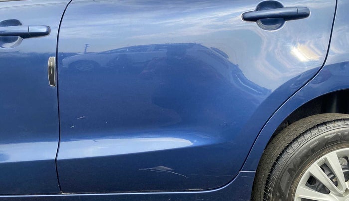 2019 Maruti Baleno DELTA PETROL 1.2, Petrol, Manual, 28,756 km, Rear left door - Slightly dented