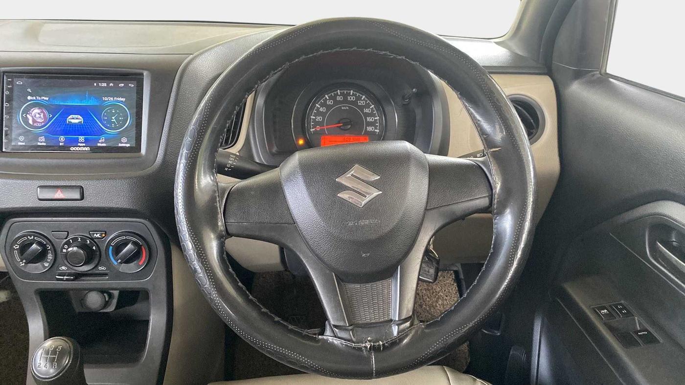2019 Maruti New Wagon-R LXI CNG (O) 1.0, CNG, Manual, 91,276 km, Steering Wheel Close Up
