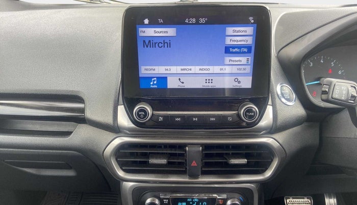 2019 Ford Ecosport TITANIUM + 1.5L PETROL AT, Petrol, Automatic, 35,443 km, Air Conditioner