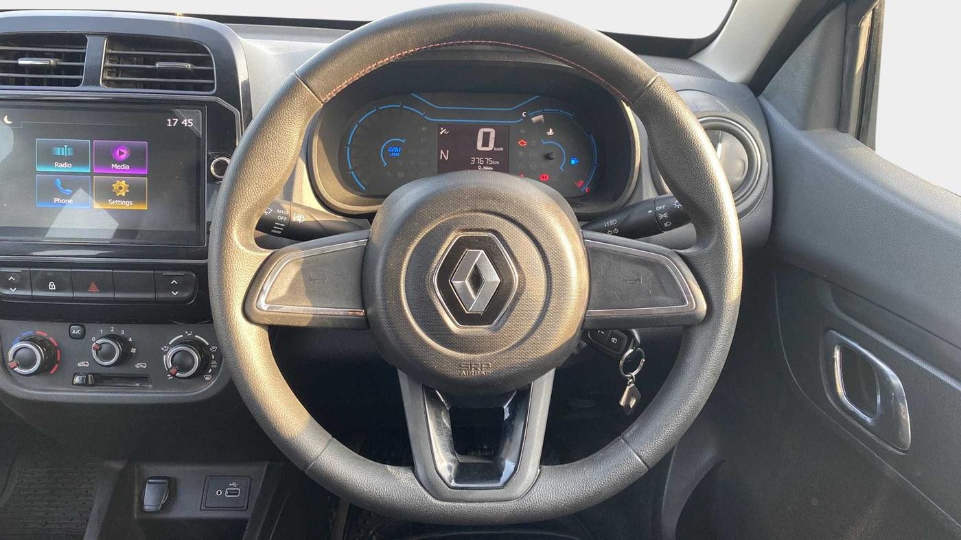 2019 Renault Kwid RXT 1.0 AMT, Petrol, Automatic, 37,666 km, Steering Wheel Close Up