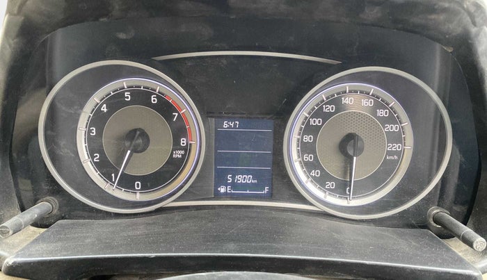 2020 Maruti Dzire VXI, Petrol, Manual, 51,895 km, Odometer Image