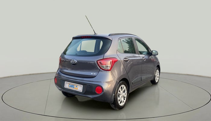 2017 Hyundai Grand i10 SPORTZ 1.2 KAPPA VTVT, Petrol, Manual, 44,898 km, Right Back Diagonal