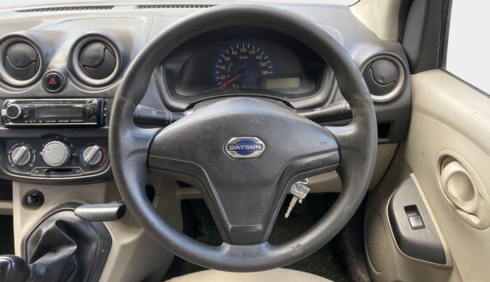 2017 Datsun Go T, Petrol, Manual, 91,787 km, Steering Wheel Close Up