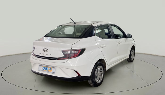 2022 Hyundai AURA S 1.2 CNG, CNG, Manual, 11,402 km, Right Back Diagonal