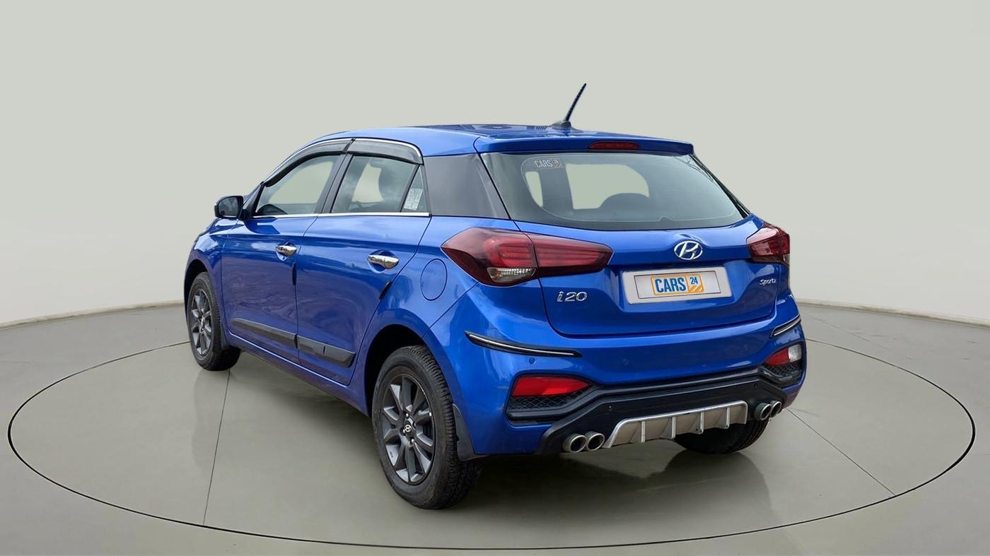 2019 Hyundai Elite i20 SPORTZ PLUS 1.2, Petrol, Manual, 7,582 km, Left Back Diagonal