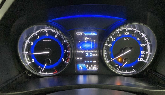 2018 Maruti Baleno ALPHA CVT PETROL 1.2, Petrol, Automatic, 62,588 km, Odometer Image