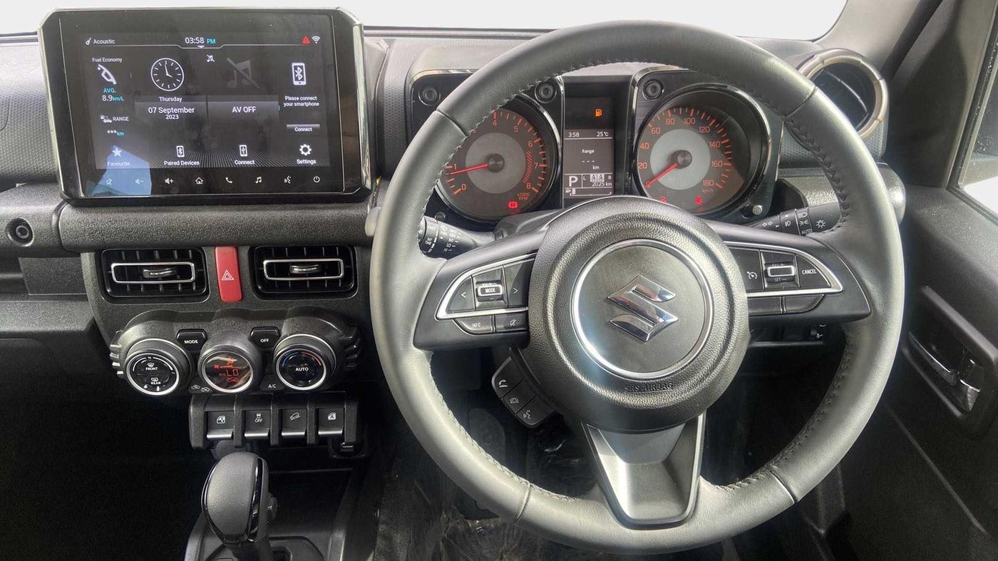 2023 Maruti JIMNY ALPHA ALL GRIP PRO AT, Petrol, Automatic, 2,013 km, Steering Wheel Close Up